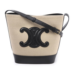 Celine Cuir Tan Shoulder Leather Bucket Small Bag